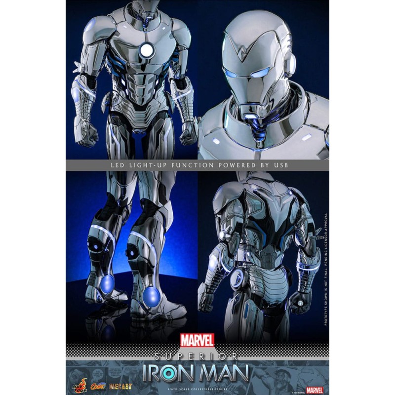 Hot Toys Marvel: Superior Iron Man 1/6 Scale Diecast Figure 32
