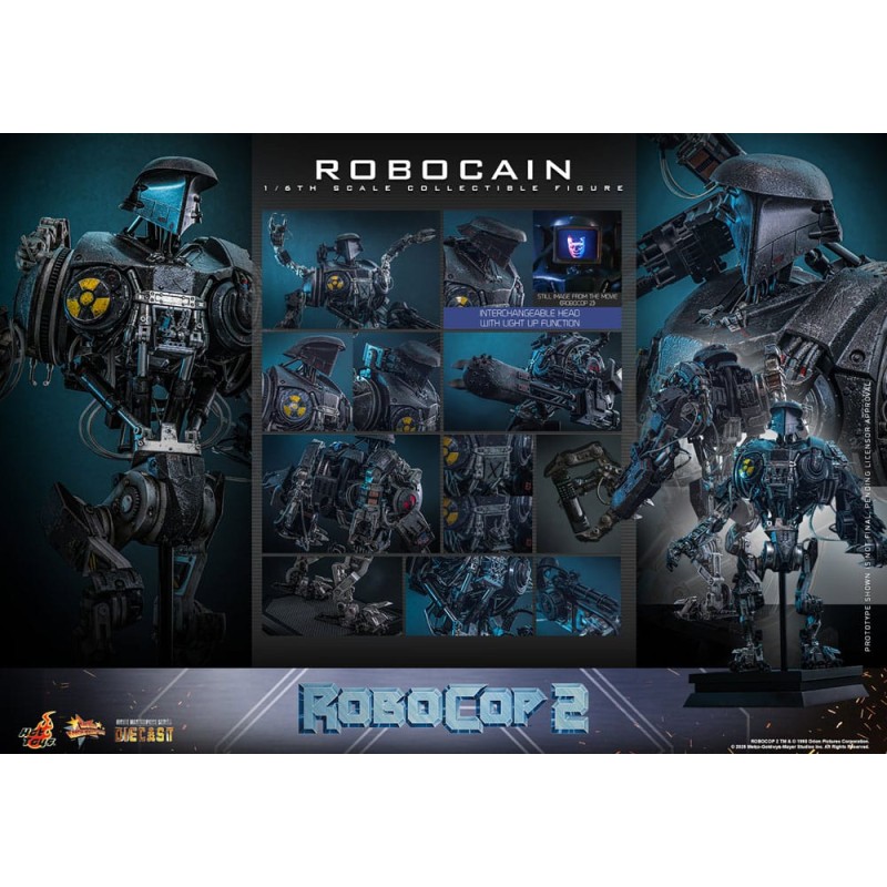 Hot Toys RoboCop 2: RoboCain 1/6 Scale Diecast Figure 40 cm