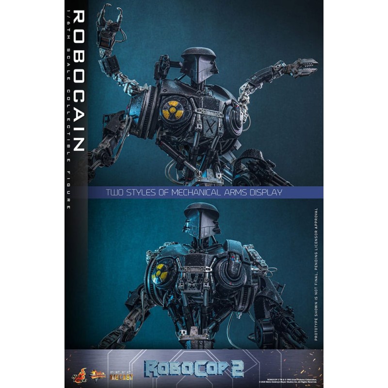 Hot Toys RoboCop 2: RoboCain 1/6 Scale Diecast Figure 40 cm