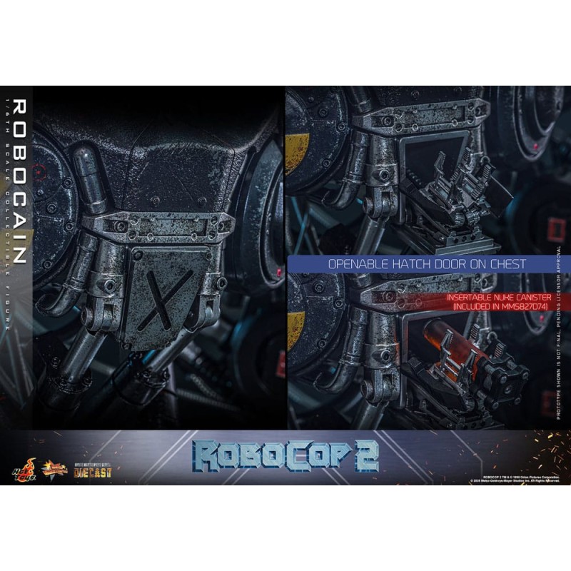 Hot Toys RoboCop 2: RoboCain 1/6 Scale Diecast Figure 40 cm
