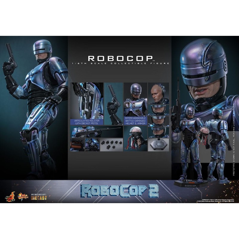 Hot Toys RoboCop 2: RoboCop 1/6 Scale Diecast Figure 30 cm