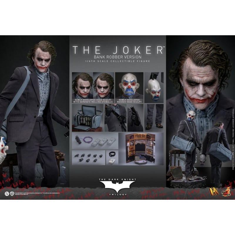 Hot Toys The Dark Knight: The Joker (Bank Robber Version)