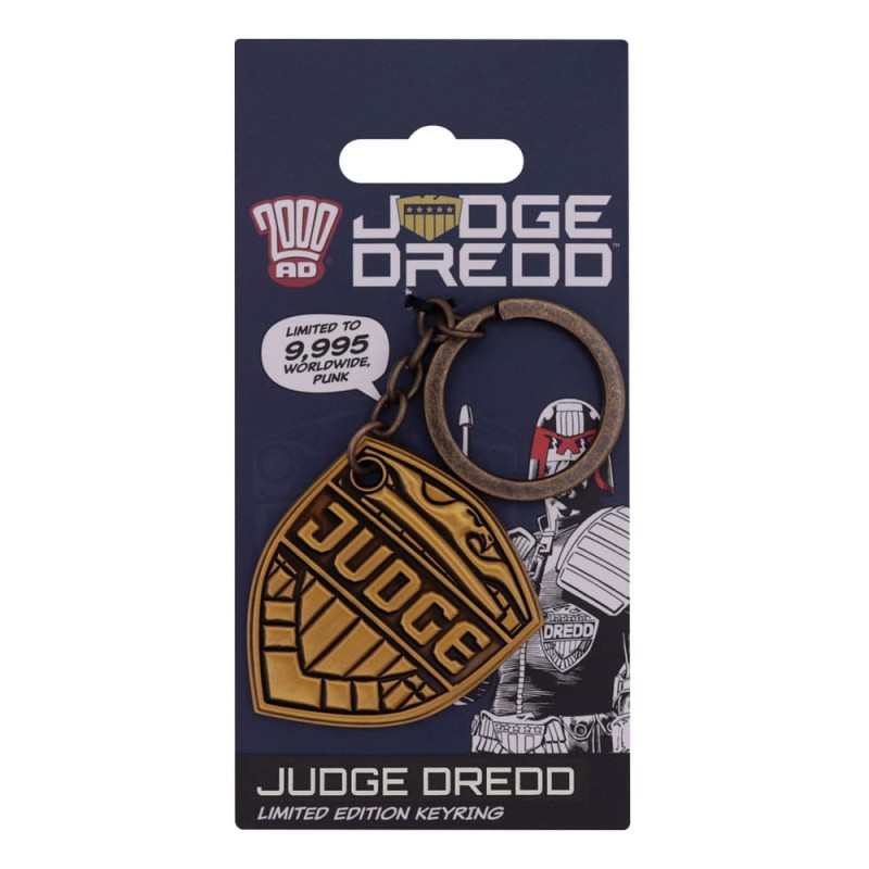 2000 AD Judge Dredd: Badge Keychain Limited Edition