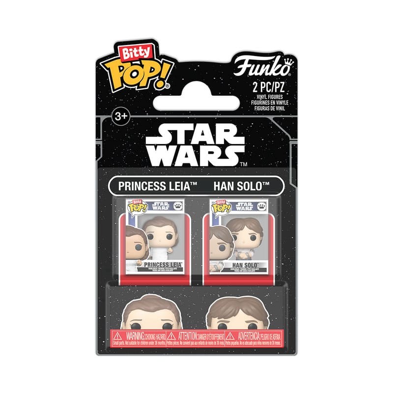 Funko Pop! Star Wars: Bitty Leia & Han
