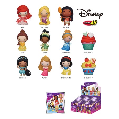 Disney: Disney Princess Mystery 3D Bag Clip (1 stuk - 1 piece)