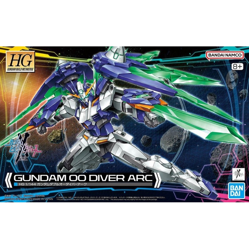 Gundam Model Kit: HG 1/144 Gundam 00 Diver Arc