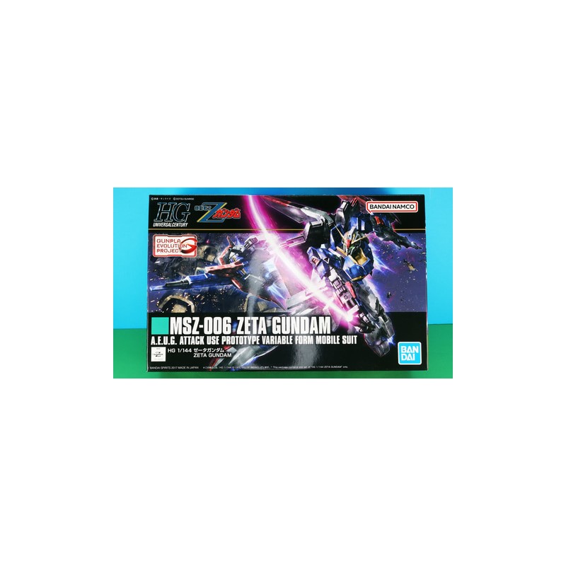 Gundam Model Kit: MSZ-006 Zeta Gundam HGUC 1/144