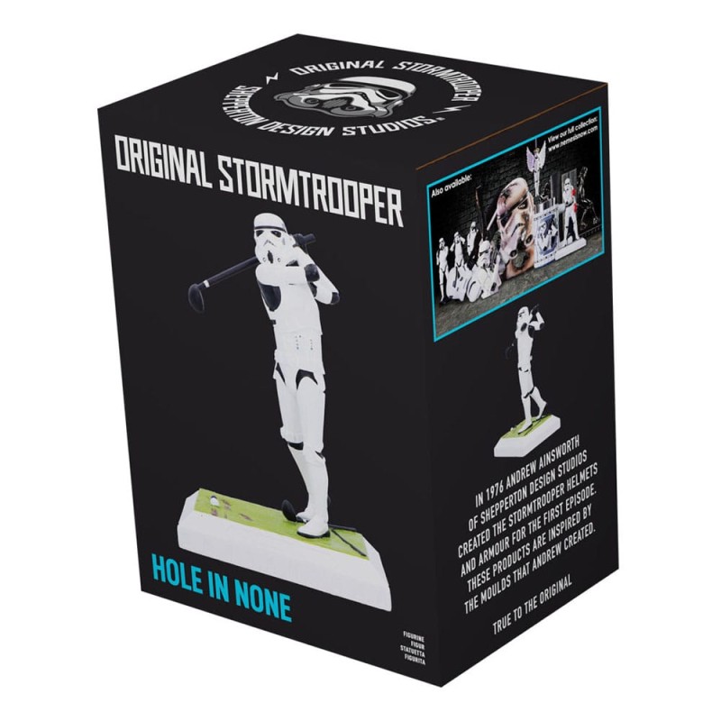 Star Wars: Stormtrooper Hole in None Statue 16 cm