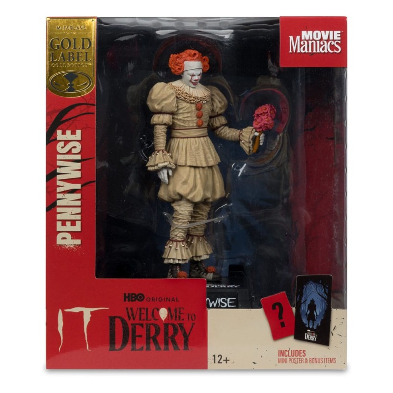IT Welcome to Derry: Pennywise Flashback Movie Maniacs PVC