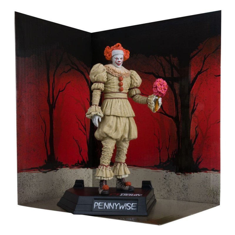 IT Welcome to Derry: Pennywise Flashback Movie Maniacs PVC