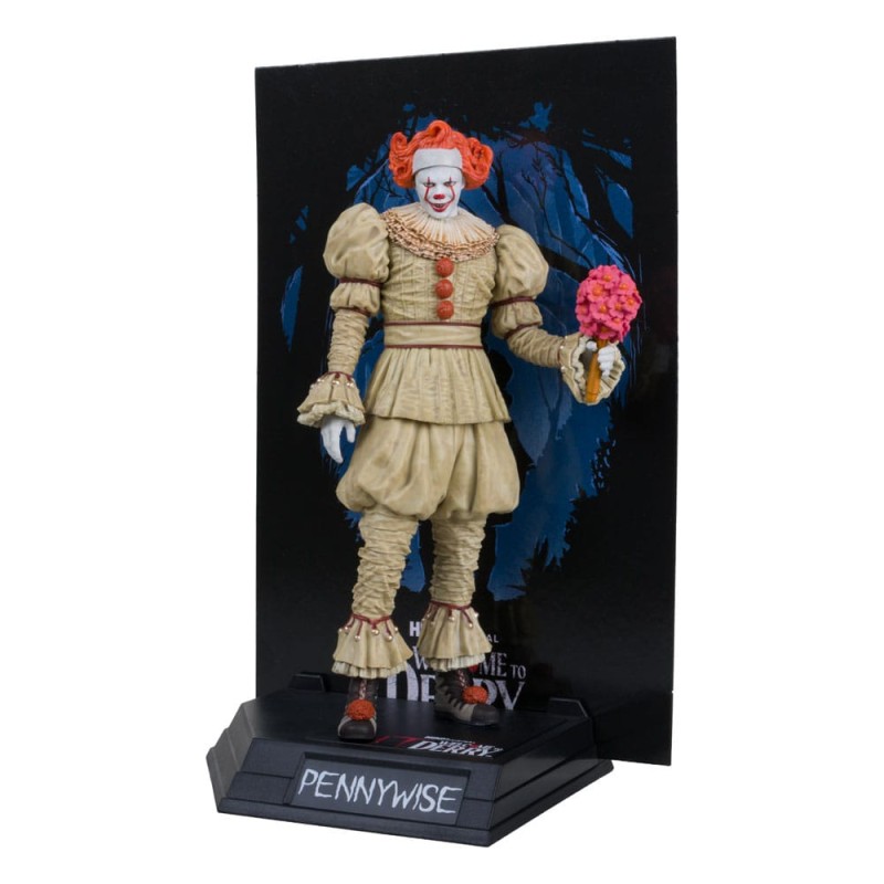 IT Welcome to Derry: Pennywise Flashback Movie Maniacs PVC