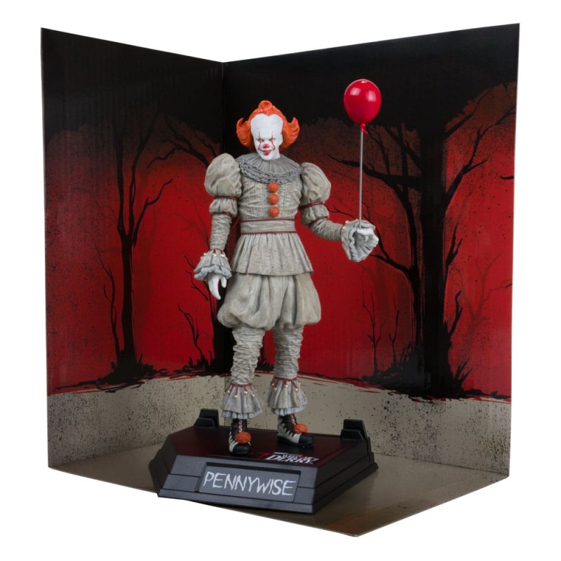 IT Welcome to Derry: Pennywise Movie Maniacs PVC Statue (Gold