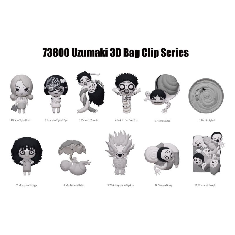 Junji Ito: Uzumaki Mystery 3D Bag Clip (1 stuk - 1 piece)