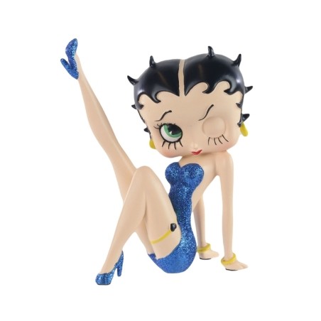 Betty Boop: Leg Up Blue Statue Betty Boop: Leg Up Blue Statue