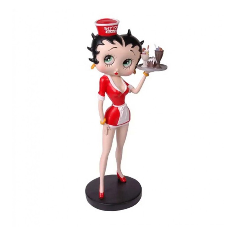 Betty Boop: Waitress Red Outfit Statue