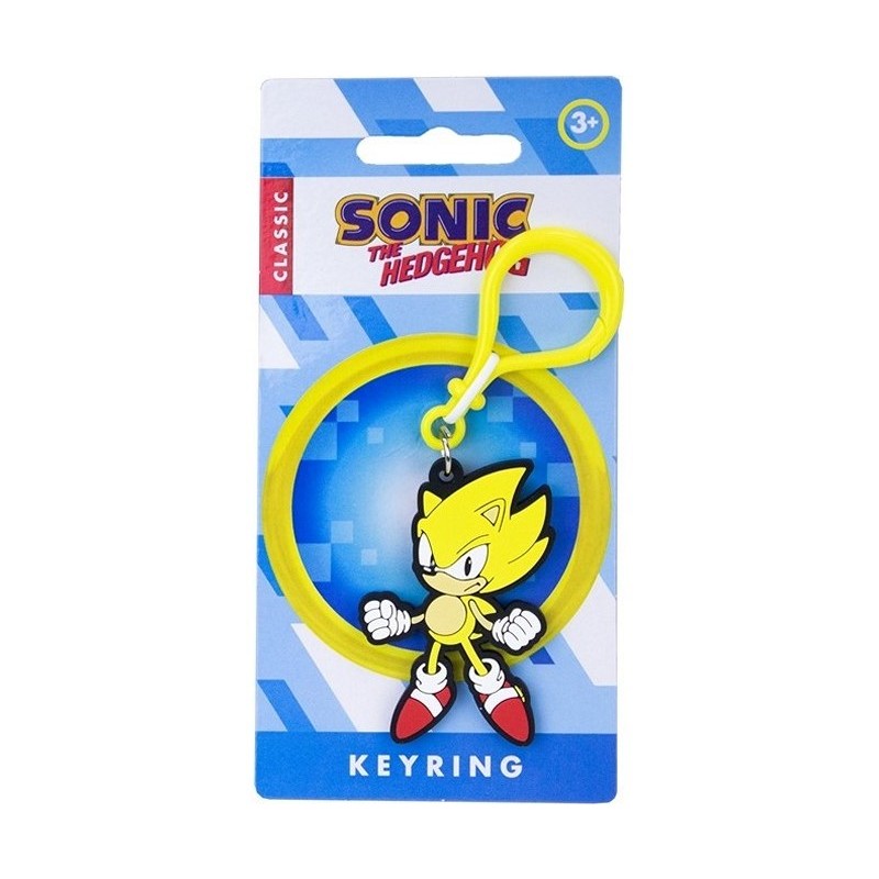 Sonic the Hedgehog: Super Sonic Rubber Keychain