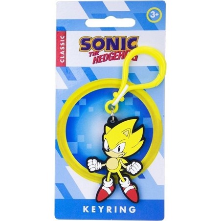 Sonic the Hedgehog: Super Sonic Rubber Keychain