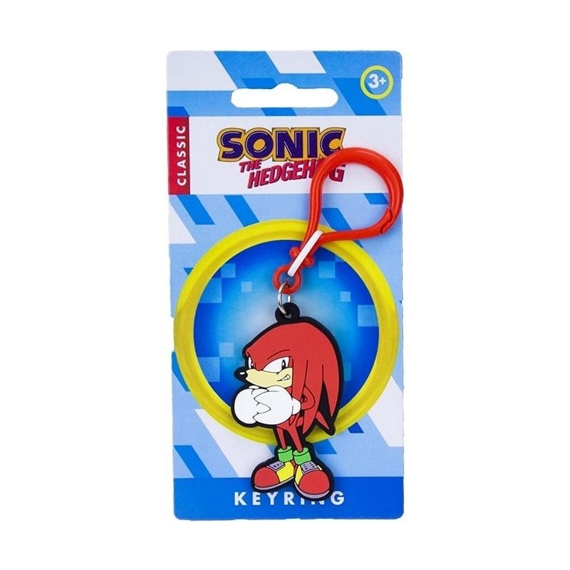 Sonic the Hedgehog: Knuckles Rubber Keychain