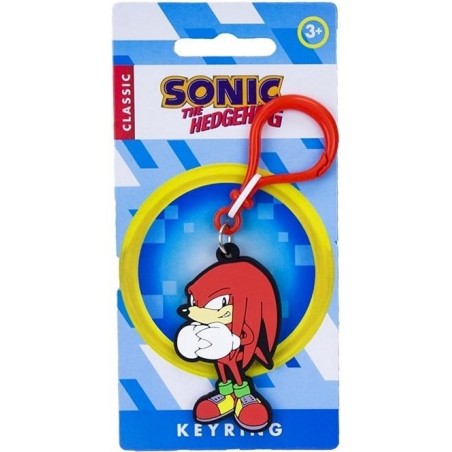 Sonic the Hedgehog: Knuckles Rubber Keychain