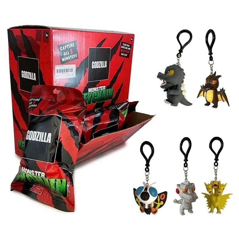 Godzilla: Mystery 3D Bag Clip (1 stuk - 1 piece)
