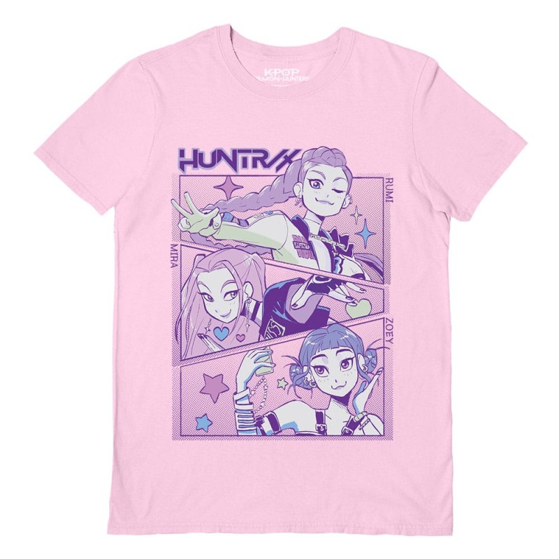 KPop Demon Hunters: T-Shirt Huntrix Anime (Size M)