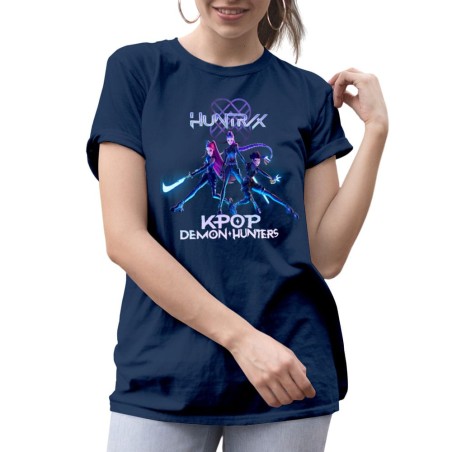 KPop Demon Hunters: T-Shirt Huntrix Trio (Size L) KPop Demon Hunters: T-Shirt Huntrix Trio (Size L)