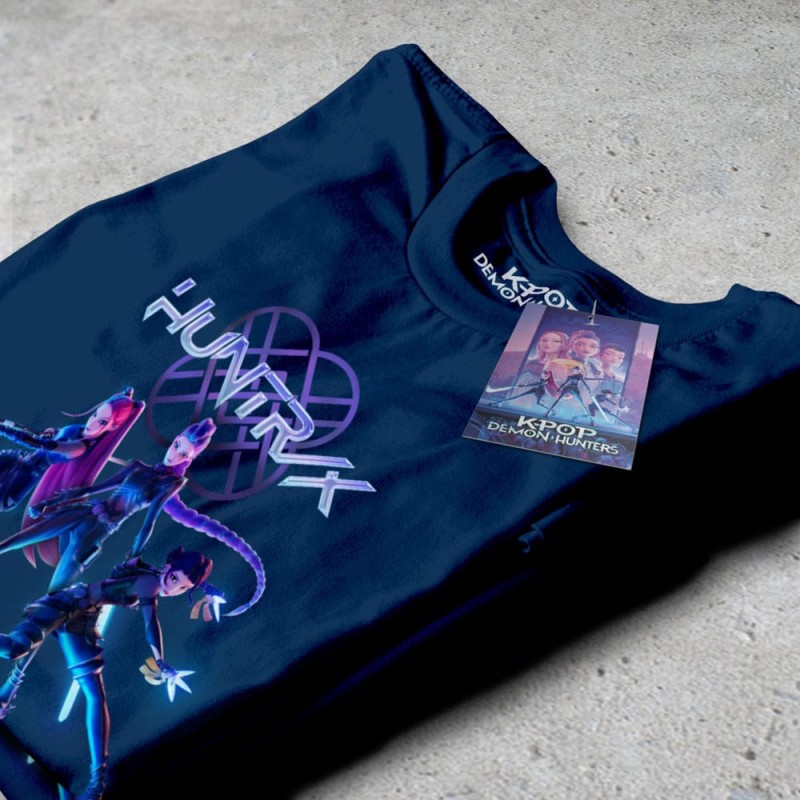 KPop Demon Hunters: T-Shirt Huntrix Trio (Size L)