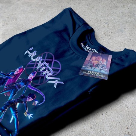 KPop Demon Hunters: T-Shirt Huntrix Trio (Size L) KPop Demon Hunters: T-Shirt Huntrix Trio (Size L)