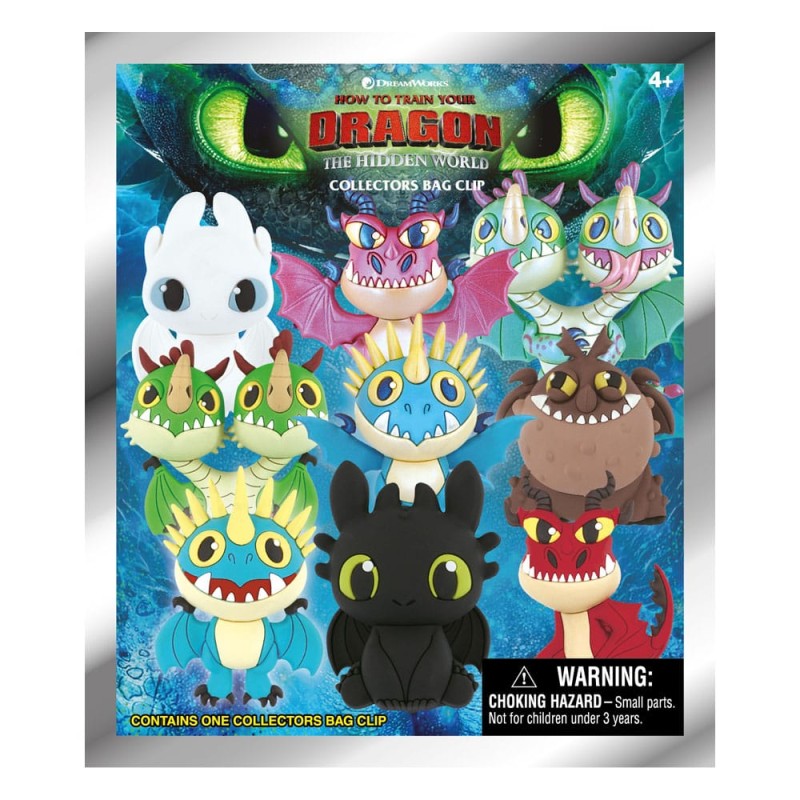 How to Train Your Dragon: Mystery 3D Bag Clip (1 stuk - 1 piece)