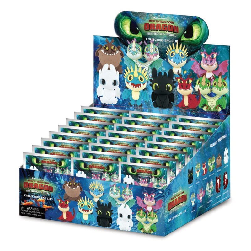 How to Train Your Dragon: Mystery 3D Bag Clip (1 stuk - 1 piece)