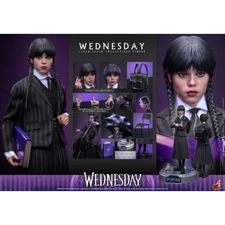 Hot Toys Wednesday: Wednesday 1/6 Scale Figure 27 cm Hot Toys Wednesday: Wednesday 1/6 Scale Figure 27 cm