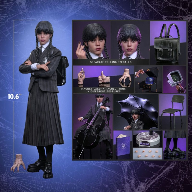 Hot Toys Wednesday: Wednesday 1/6 Scale Figure 27 cm