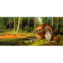 My Neighbor Totoro: Catbus Gaming Mat 90x40 cm