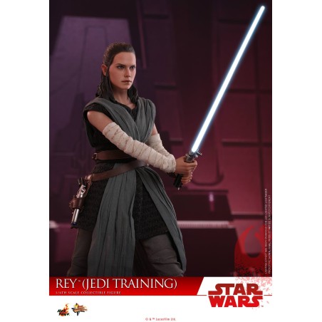 Hot Toys Star Wars: Rey (Jedi Training) MMS445 1/6 Scale Figure Hot Toys Star Wars: Rey (Jedi Training) MMS445 1/6 Scale Figure
