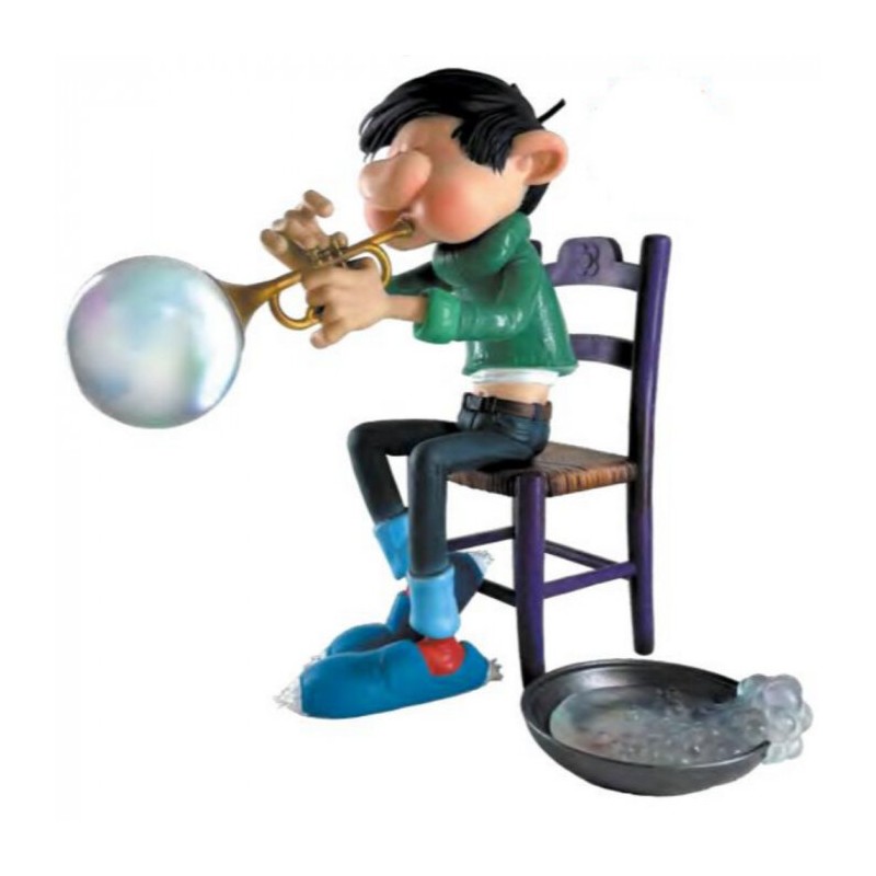 Guust Flater: Zeepbellen Trompet Statue 16 cm
