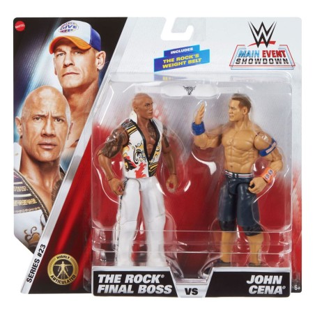 WWE: The Rock Final Boss vs John Cena Action Figures 2-Pack 15 WWE: The Rock Final Boss vs John Cena Action Figures 2-Pack 15