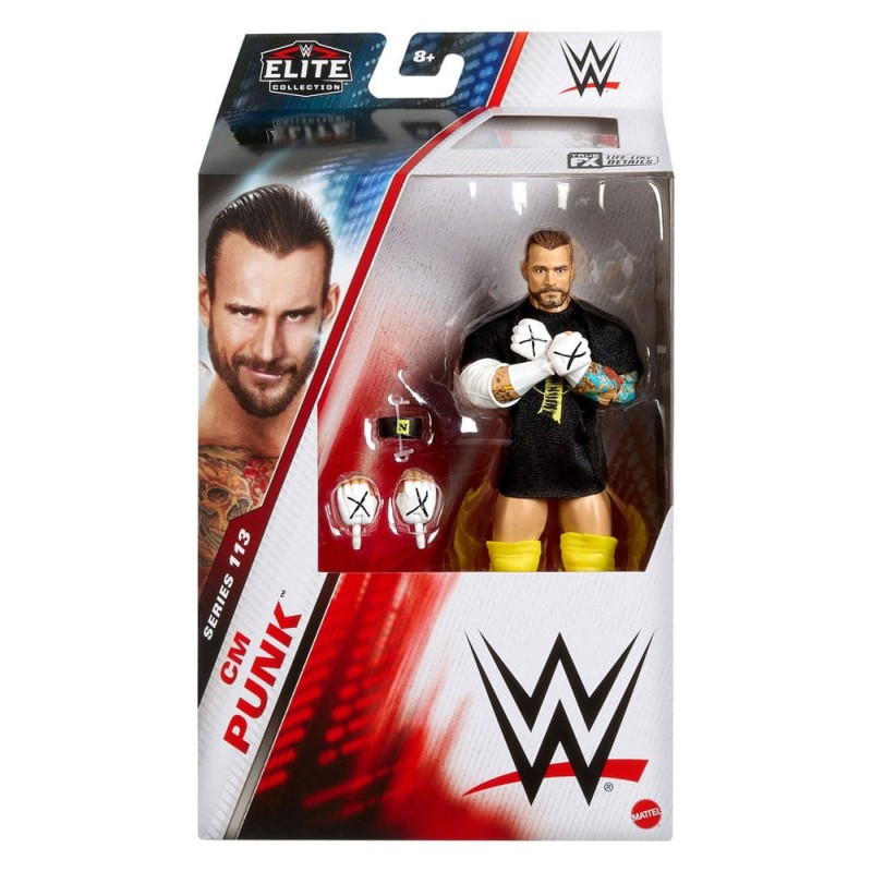 WWE: CM Punk Elite Action Figure 15 cm