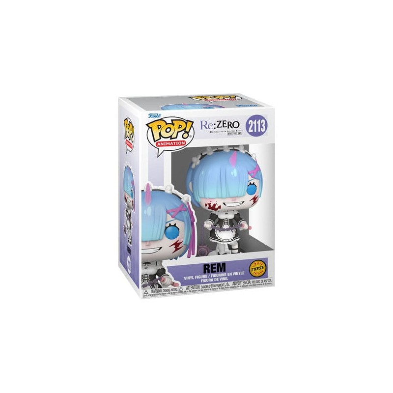 Funko Pop! Anime: Re:Zero - Rem (Chase with soft protector)