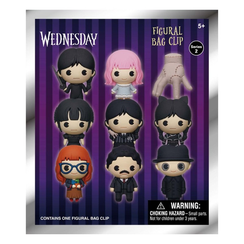 Wednesday: Mystery 3D Bag Clips (1 stuk - 1 piece)