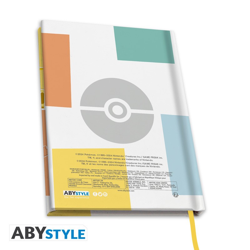 Pokémon: Notebook Kanto Starters A5