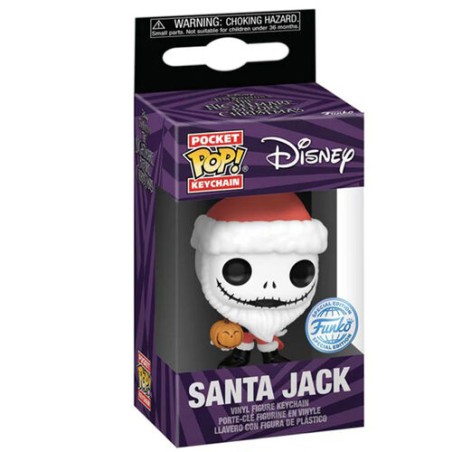 Funko Pop! Keychain: The Nightmare Before Christmas - Santa Jack