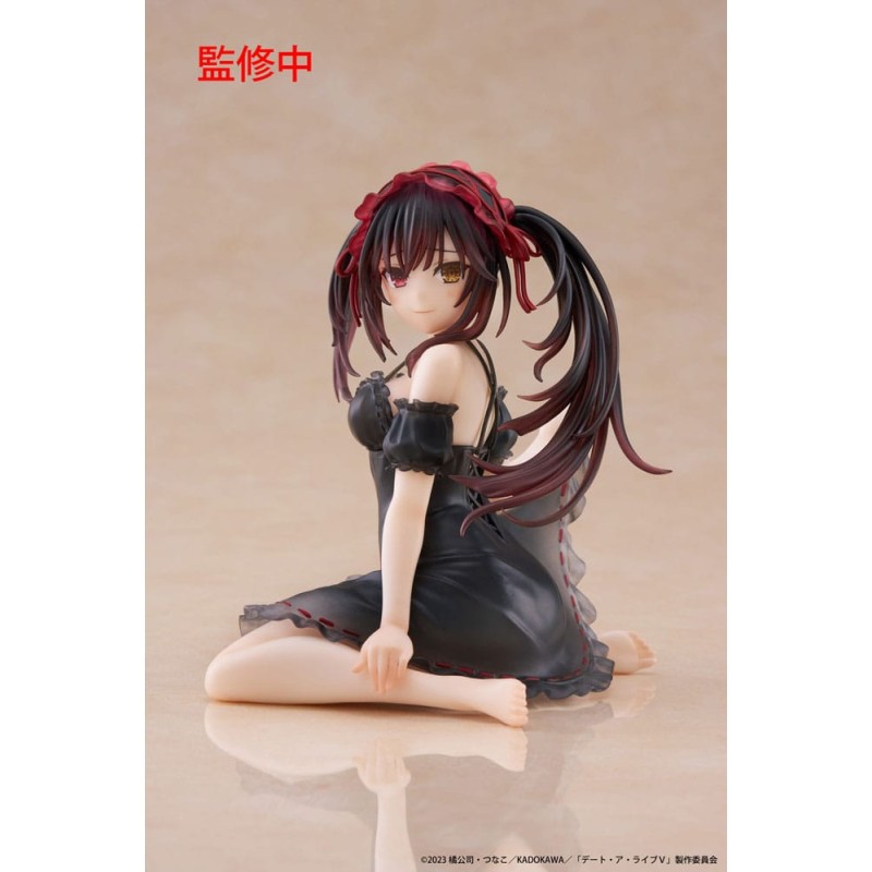 Date A Live V PVC Statue Desktop Cute Figure Kurumi Tokisaki