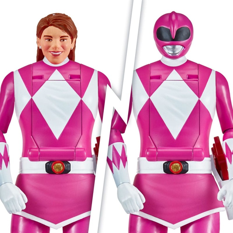 Mighty Morphin Power Rangers: Auto-Morphin Pink Ranger Action