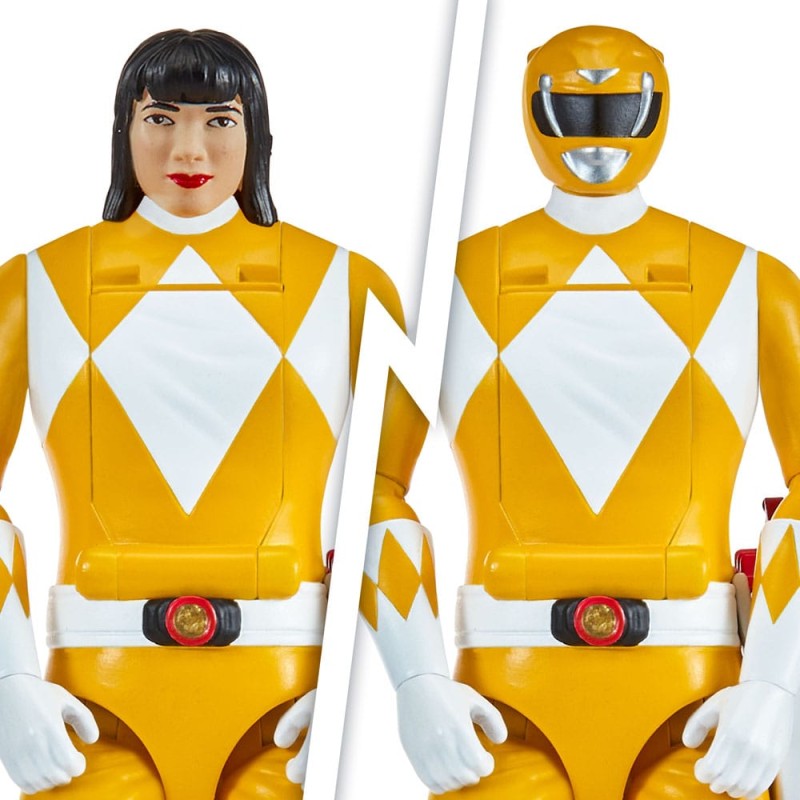 Mighty Morphin Power Rangers: Auto-Morphin Yellow Ranger Action
