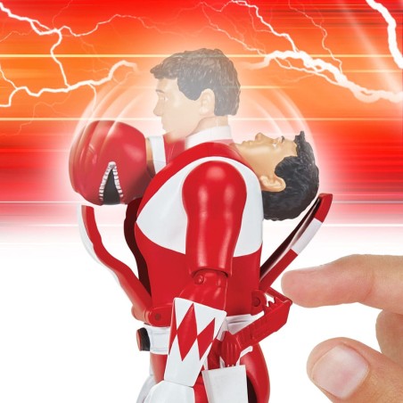 Mighty Morphin Power Rangers: Auto-Morphin Red Ranger Action