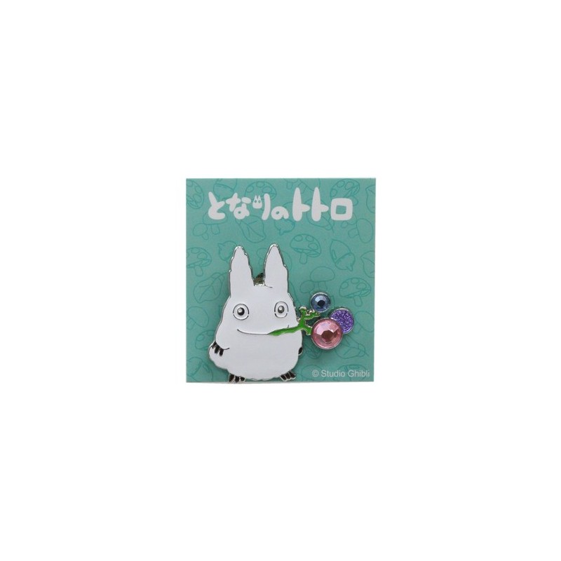 My Neighbor Tortoro: White Totoro Deluxe Large Pin