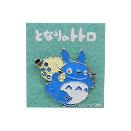 My Neighbor Tortoro: Blue Totoro Deluxe Large Pin