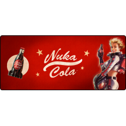 Fallout: Nuka Girl Keyboard Mat & Mousemat 35 x 80 cm
