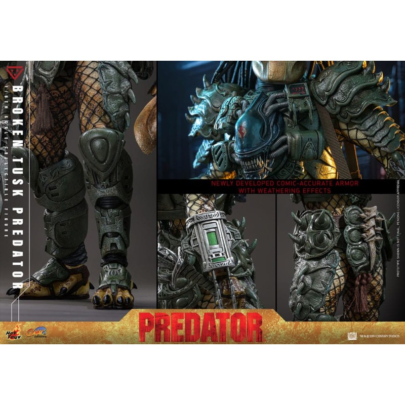 Hot Toys Alien vs. Predator: Broken Tusk Predator 1/6 Scale