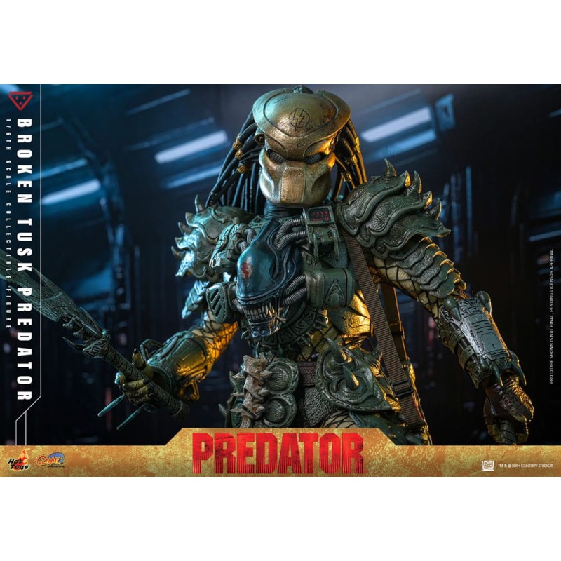 Hot Toys Alien vs. Predator: Broken Tusk Predator 1/6 Scale